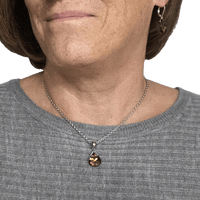 Peacock Swarovski Crystal Necklace - Creative Jewelry by Marcia - Asymmetrical Jewelry - Timeless Jewelry